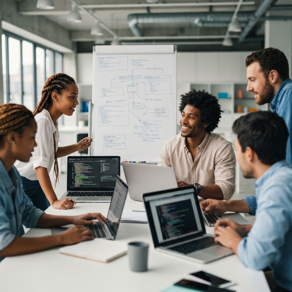 A collaborative digital strategy session